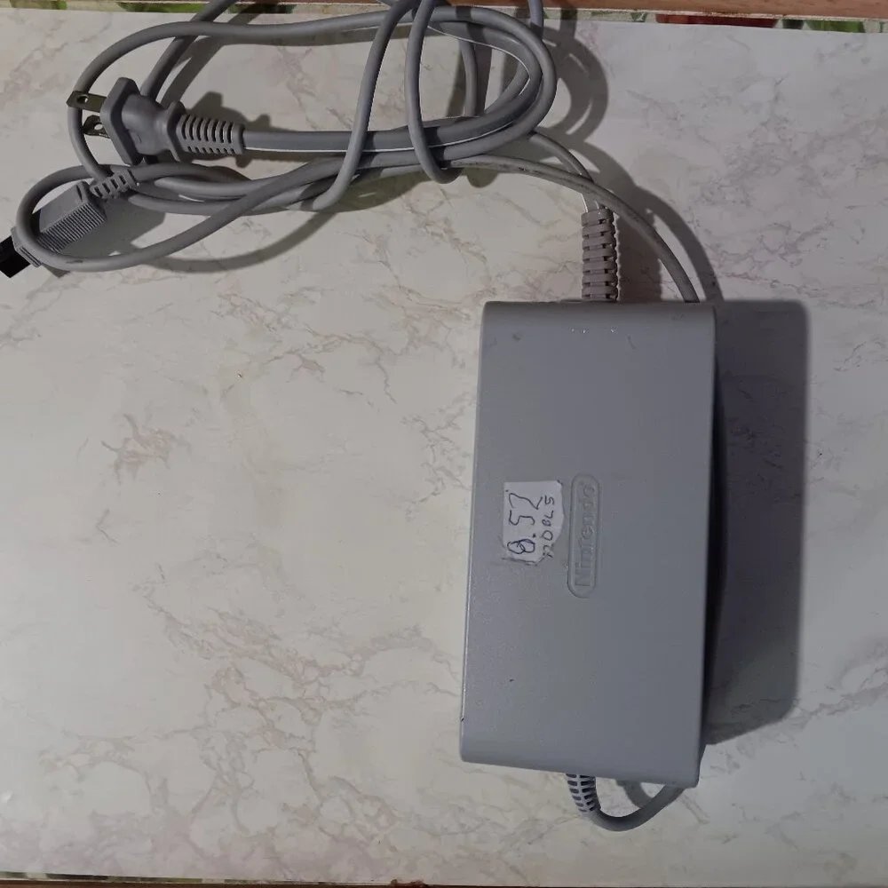 Wii-U Console Power Cable Nintendo OEM System AC Adapter Cord WUP-002